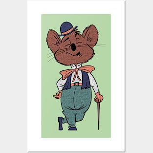 1940's Style Cartoon Mouse Posters and Art